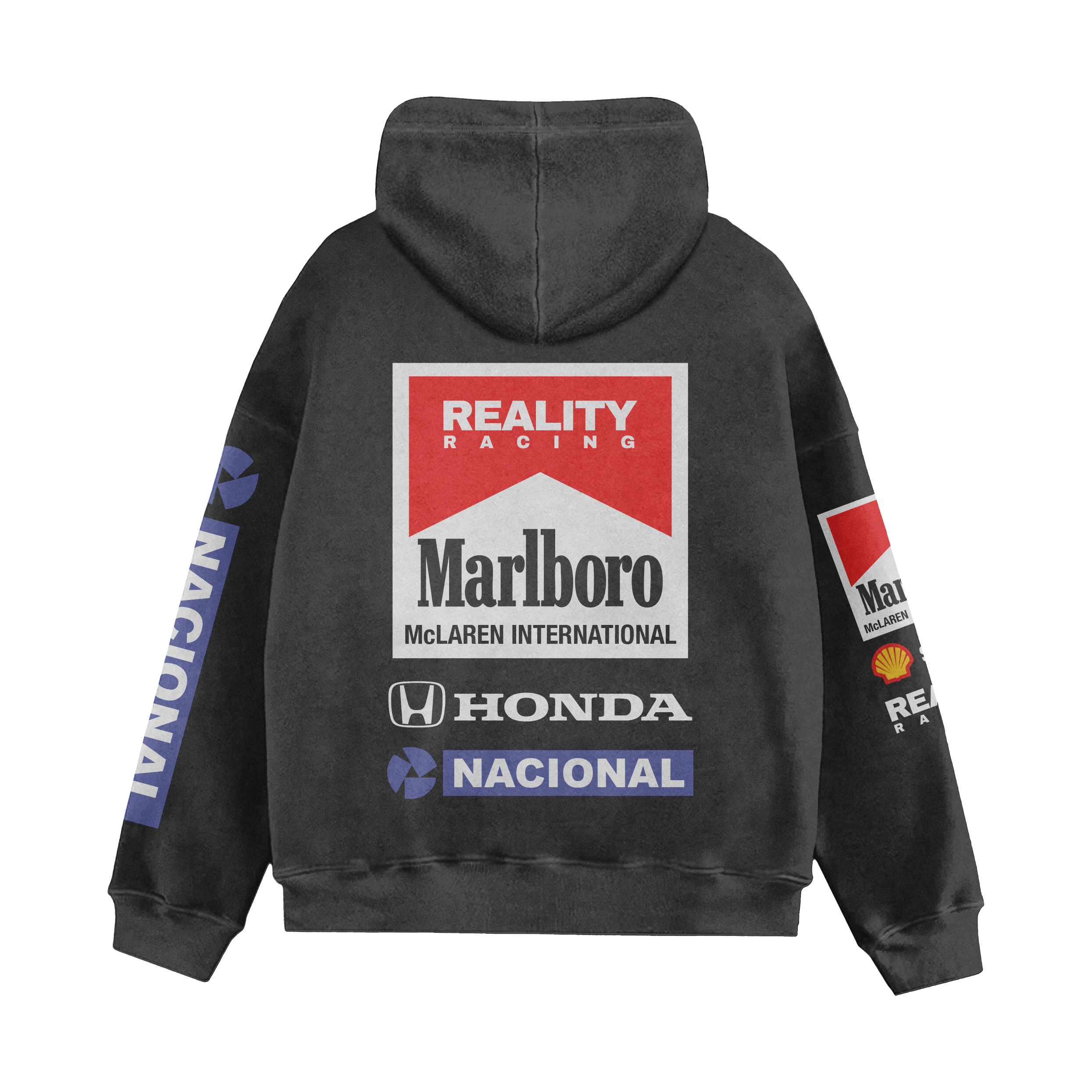 Kapuzenpullover im Senna-Look (gewaschen)