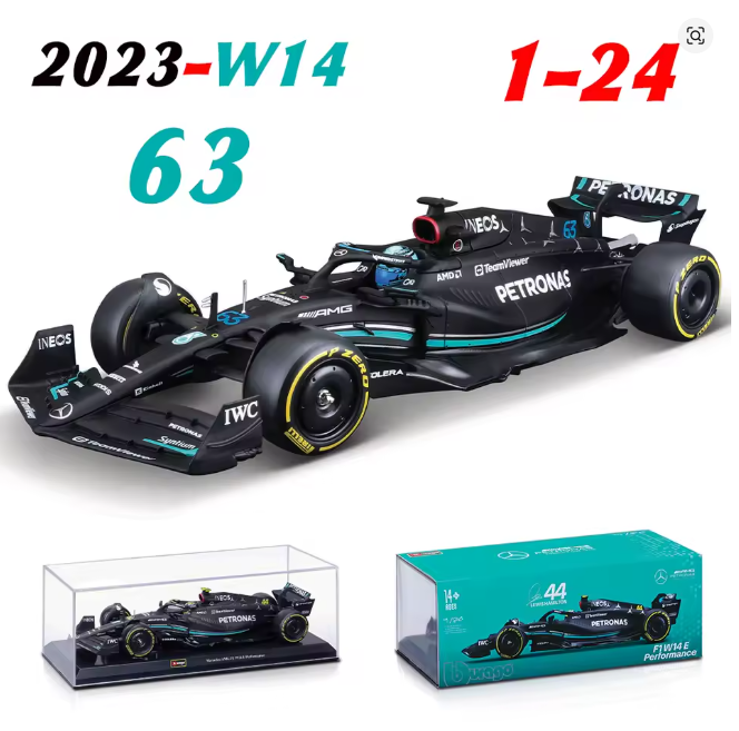 Miniatur Mercedes-AMG W14 2023 #63 – George Russell