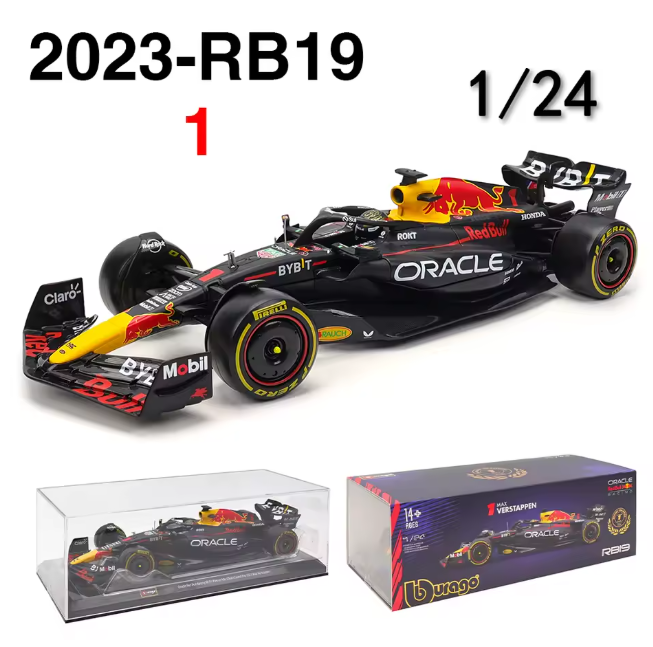 Miniatur Red Bull Racing 2023 RB19 #1 – Max Verstappen