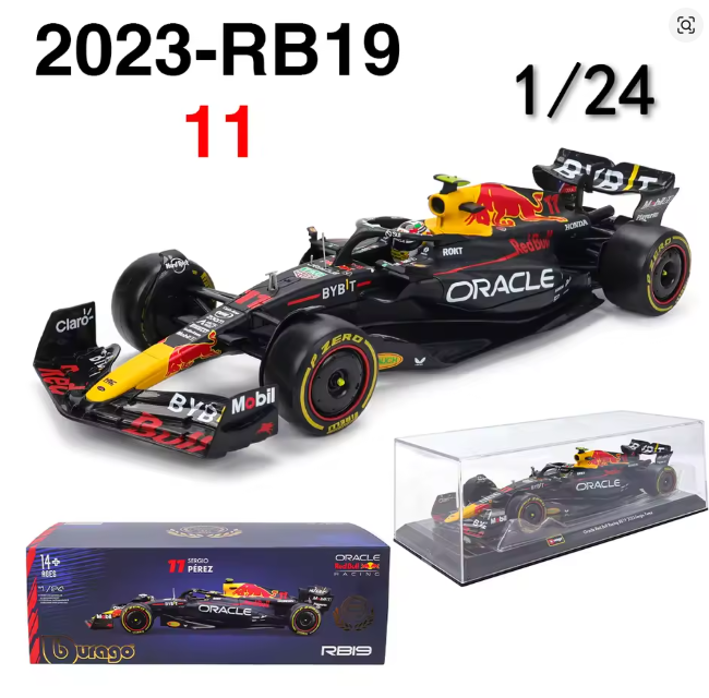 Miniatur Red Bull Racing 2023 RB19 #11 – Sergio Pérez