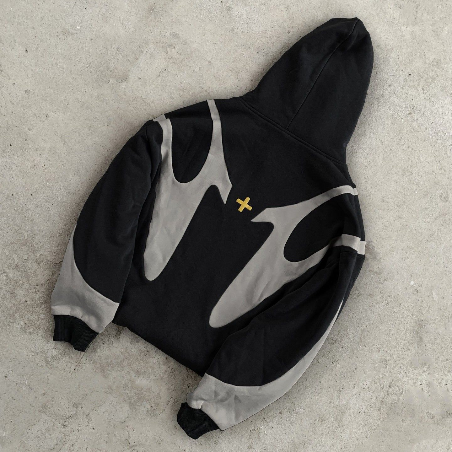Stitched Black Hoodie