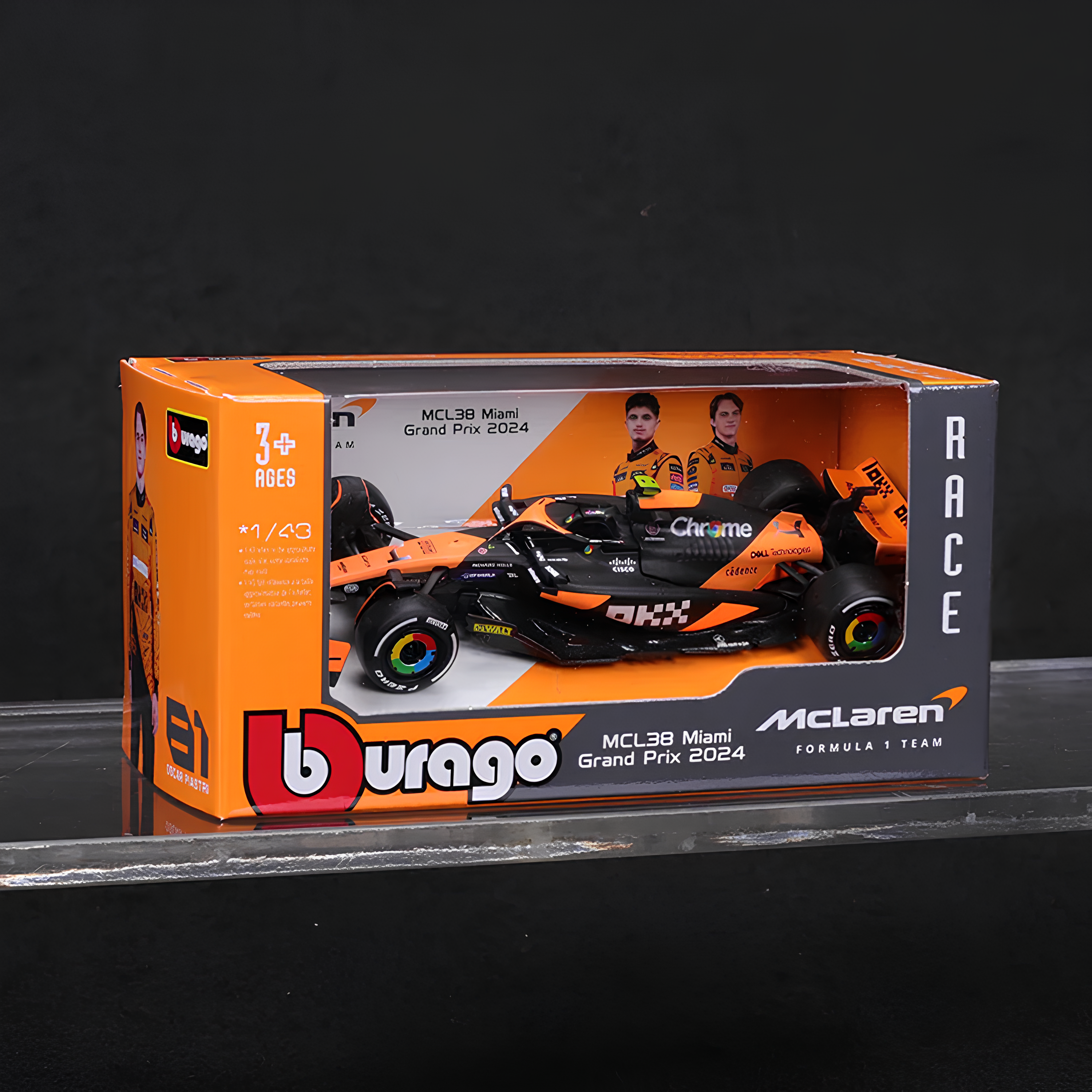 Miniatur McLaren 2024 MCL38 #4 – Lando Norris