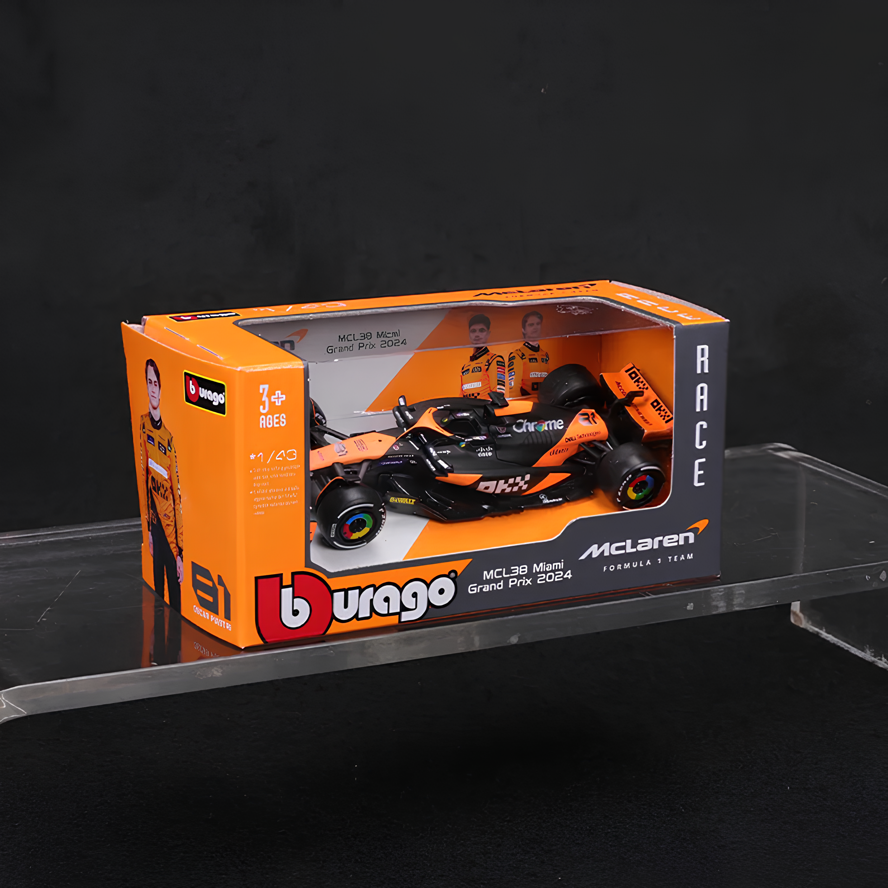 Miniatur McLaren 2024 MCL38 #81 – Oscar Piastri