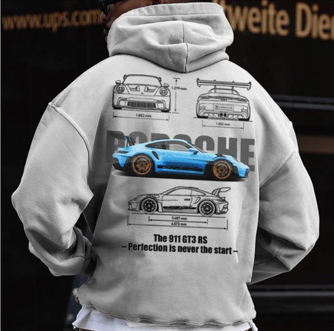 Porsche Blue 911 GT3 RS Kapuzenpullover