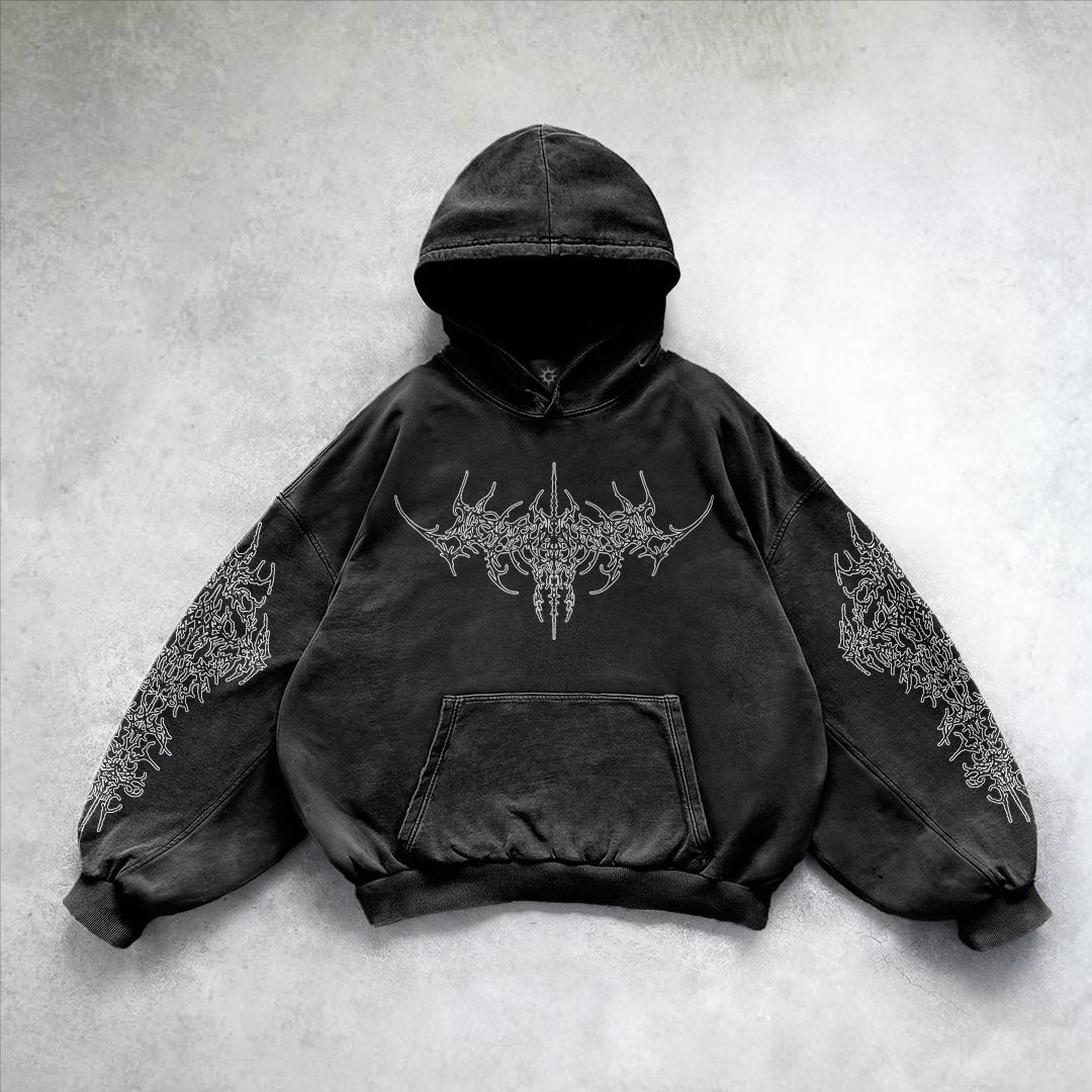 y2k street style hoodie (Under Cloat)